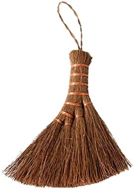 Knfut doméstico Push Brooms ， Multifuncional Brush Brush Sturdy Hand Brush para carro em casa Use Brown Mini Broom Limpes facilmente tapetes de carro e jantar