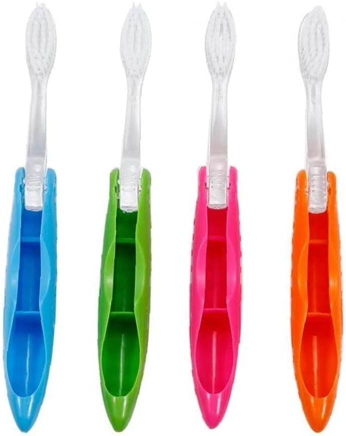 Escova de dentes dobrável dobrável