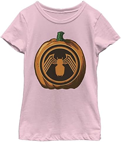Marvel Venom Symbol Halloween Pumpkin Girls Standard T-Shirt