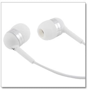 SkyTouch White 3,5 mm de fone de ouvido apareceu com botão liga/desliga e microfone