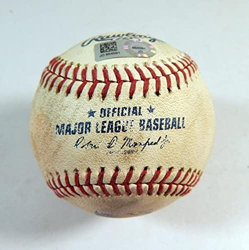 2019 Oakland Athletics Pirates Game usou beisebol Adam Frazier Single Reyes Go - Game usado Baseballs