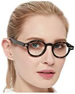 Occi Chiari Reading óculos mulheres leitor redondo leitor leve de mola confortável 1.0 1.25 1,75 2,0 2,25 2,5 2,75 3,0 3.5
