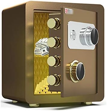 Cofres caixa segura mecânica, 40 cm de casa segura aço sólido eletrônico de segurança de segurança digital Cabinete seguro