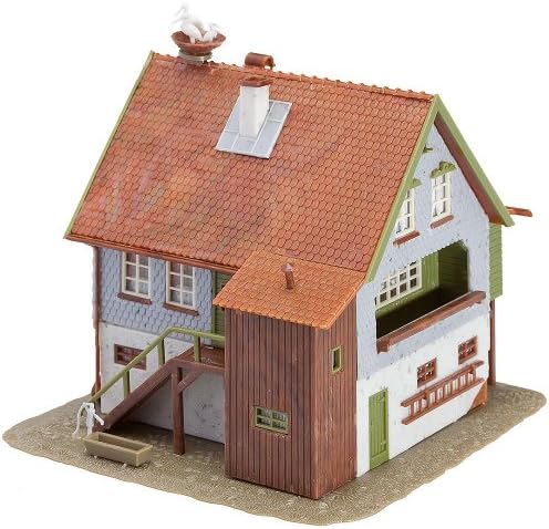 Caído 130280 casa com o kit de construção da Stork's Nest Ho Scale