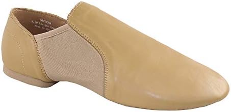 Danzcue Slip-On Jazz Shoes Leather Upper