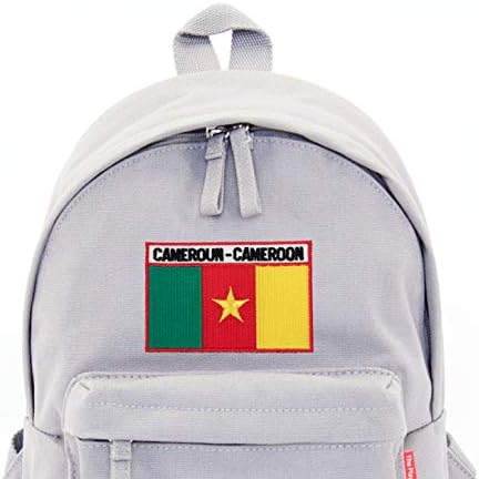 A-One 3 PCS Pack-Camarões e Patch African Union+Pin African Union Lapeel, emblemas africanos, distintivo patriótico, patch de mochila, patch vintage, ferro em costura no broche No.008+404a