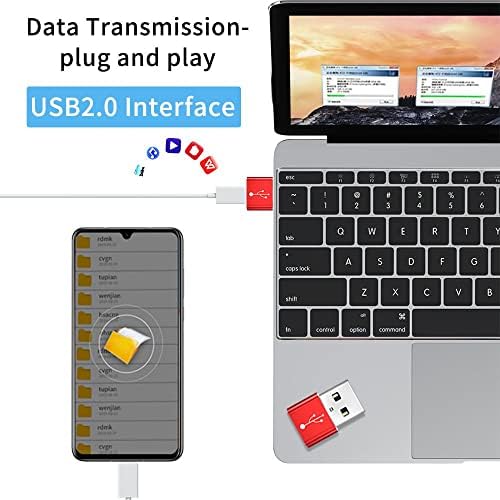 Adaptador para Lenovo Yoga Smart Tab PRC-USB-A para C PORTCHANGER, USB TIPO-C OTG USB-A Converter Dados de carregamento para Lenovo