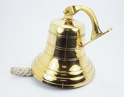 Piru Brass Bell Home Decor Home Ship Bell Polished Náutico