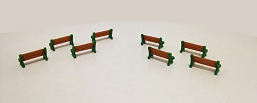 Modelos outland treinar cenário ferroviário Parque / bancada de jardim 8 PCS HO OO Escala 1:87