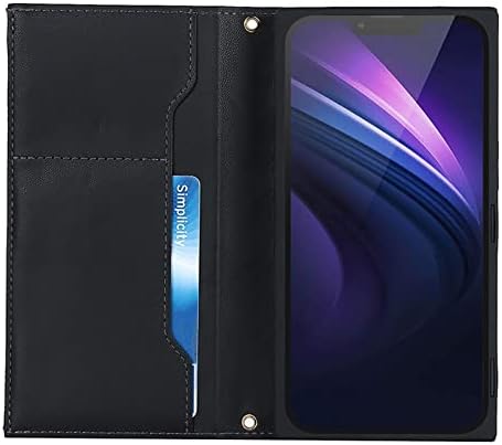 Caixa da carteira de Guvaa para iPhone 14/14 Pro/14 Plus/14 Pro Max, caixa de carteira crossbody, dobrável no suporte construído,