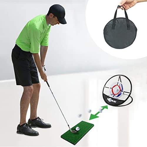 3 Bola de futebol portátil Golfe Treinamento de Golfe Rede Ferramenta de Treinamento de Golfe para Piscina de Bola