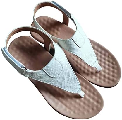 Sandálias de praia feminina Ankle Hook & Loop Sandal Fashion Fashion Vintage Clip Toe Slippers Slides Flip Blip Blip