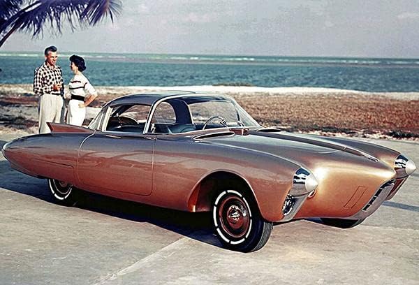 1956 Oldsmobile Golden Rocket Concept Car - Photo Magnet