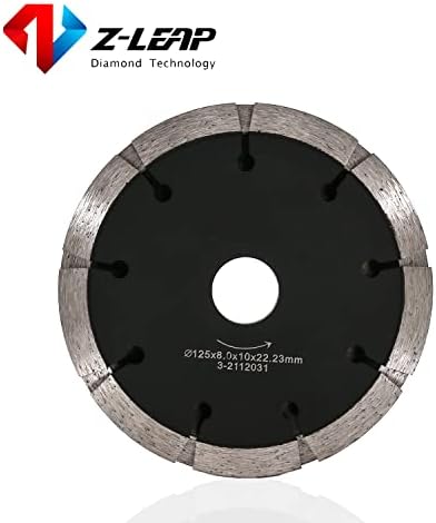 Z-LEAP de 5 polegadas de 5 polegadas Sanduíche Tuck Point Diamond Blade para Greater Angle Mármore de granito de tijolo de piso