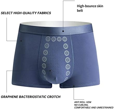 Mens boxers roupas íntimas de roupas de roupa íntima masculino de roupas de roupas masculinas Men calças longas de crescimento