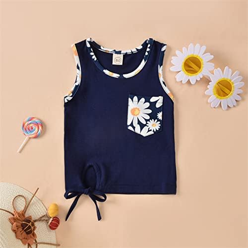 New Baby Gift Bestkets Girls Pieces Floral 1-4t Set calça sem mangas crianças Duas roupas de primeira linha de roupas de bebê