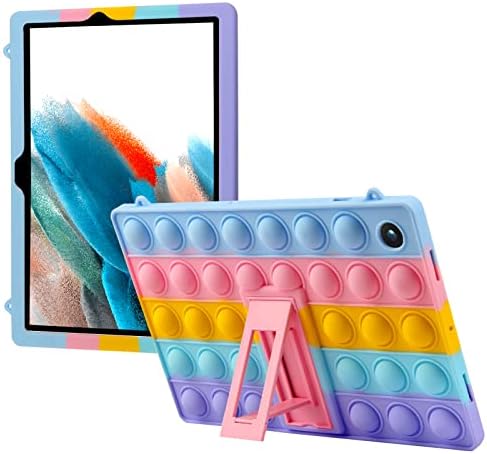 Caso para o Samsung Galaxy Tab A8 10,5 polegadas, 2022 Samsung A8 Tablet Silicone Case com tampa à prova de gota, SM-X200/X205/X207