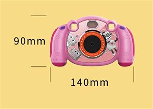 Câmera infantil do CMunbbb, câmera de vídeo digital à prova de choques de DIY com tela de 2 polegadas, adequada para meninas de 3 a 10 crianças câmera digital, cor: rosa
