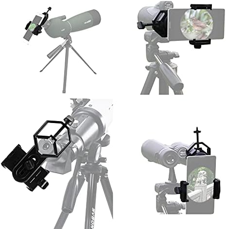 Adaptador de telefone celular universal SVBONY e manga CA1 Adaptador T estendido do cilindro T e adaptador de anel T2 T para telescópio