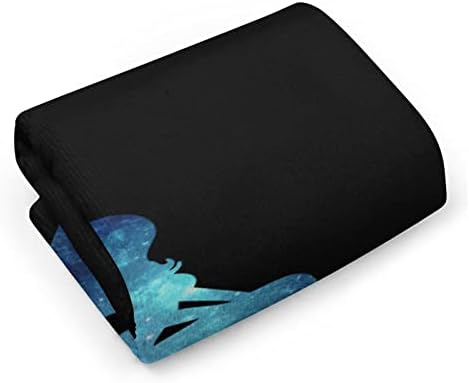 Toalha de pano de pano de sereia galáxia 28,7 x13.8 face panos de face superfina fibra altamente absorvente toalhas de mão