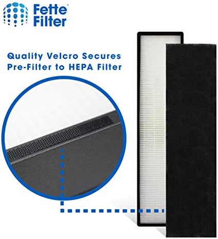 Filtro Fette - Filtro Hepa True 2 Pacote Compatível com Série FLT5000 FLT5111 AC500, filtro C - Compatível com AC5250pt