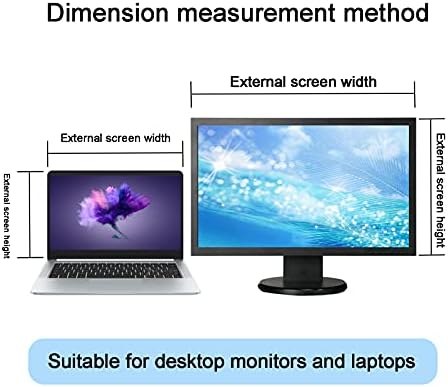 JCSKY FILME DE PRIVETOR DE PRIVACIDADE DE PRIVAÇÃO DE COMPUTADOR DE 17-32 POLENTE, LIGHT LUZ TIPO DE ACRILICO FILMO DE