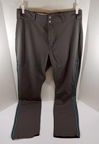 Arizona Diamondbacks Kyle Jensen #29 Game usou calças cinza 38-44-35 66-jogo usado calças MLB usadas