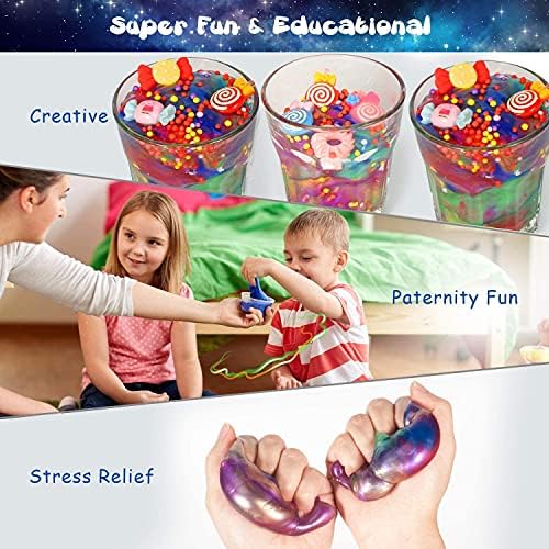 Joyjoz 24 peças Galaxy Slime, Favor de festa para crianças e meninos, adultos, com mais de 6