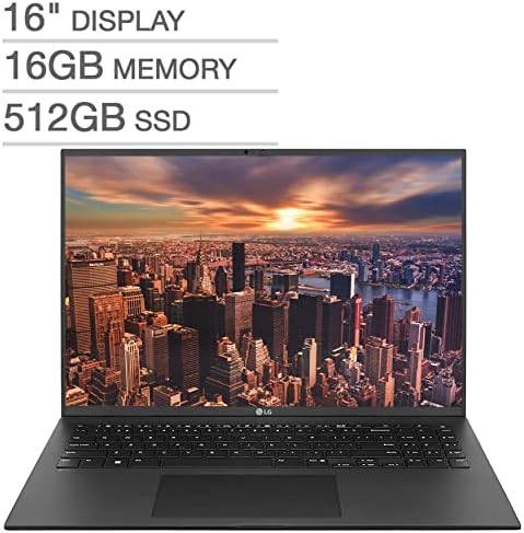 Lg grama laptop leve 16 WQXGA IPS LGD DCI-P3 99% Display Intel EVO Core i7-1260p DTS x Ultra FHD Webcam LIGADA BENHOR
