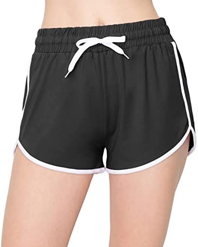 Sem sempre shorts de ioga de 3 femininos - treino de controle de barriga macia premium calças de leggings sólidas com bolsos