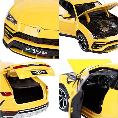 Bburago Lamborghinii Urus Amarelo 1/18 Modelo Diecast Car 11042