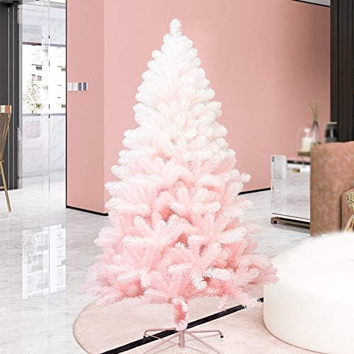 Árvore de Natal de 6ft de 6 pés, Material Artificial Pvc Pine Tree com Stand Metal Stand Fácil de montar a decoração de Natal articulada