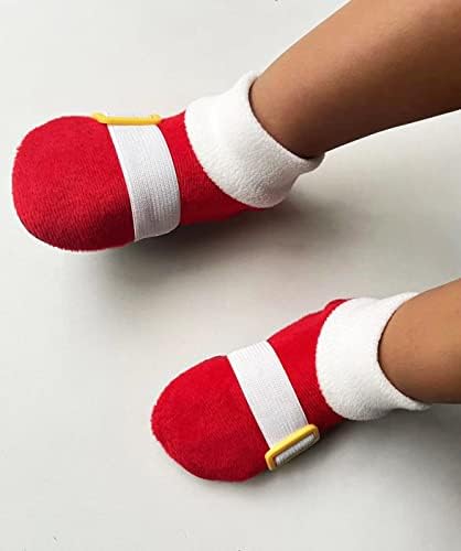 Slip Slip Grip Meocks Anti Skid Sticky Socks Cosplay de ouriço por 1 a 12 anos crianças bebês meninos meninas