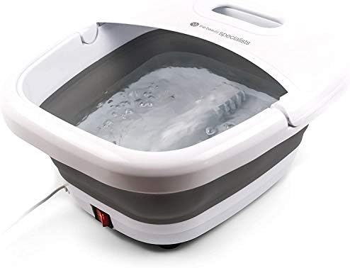 无 品牌 Massageador de banho de pé do pé do pé com calor, design dobrável, armazenamento fácil, banheira de embalagem dobrável