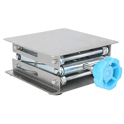 Plataforma de levantamento de laboratório, mesas de elevação manual de aço inoxidável para ajustar a posição de altura do sujeito
