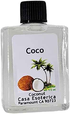 Óleo de unção espiritual no espaço de magia - óleo de coco - limpeza espiritual -0.5 fl oz