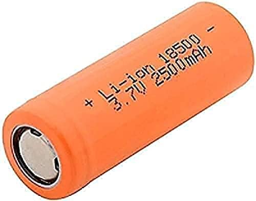 Baterias de lítio Ramc AA3.7V 2500mAh 18500 Bateria de íons de lítio para banco de energia de emergência, 10pcs