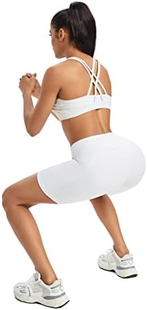 G4Free Womens Biker Shorts 5/8 polegadas de compressão Yoga Shorts atléticos com bolsos na cintura alta