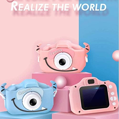 Lkyboa Câmera dupla Mini Child Digital Camera -Kids Câmera Presentes para garotas de um ano, mini -selfie digital e traseira