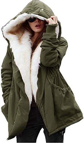Roiii feminino jeans de inverno espeto de pele falsa com capuz mais tamanho parka casaco de jaqueta size s-3xl