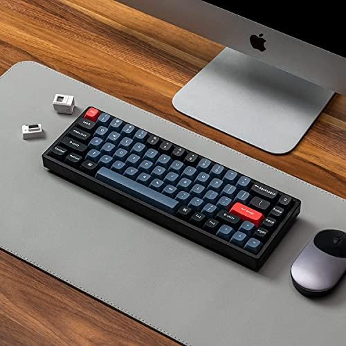 Keychron K6 Pro QMK/via teclado mecânico sem fio, teclado programável personalizado de quadro de alumínio que não pode ser revolucionado