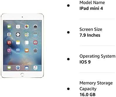 Apple iPad mini 4, 16 GB, Space Grey - Wi -Fi