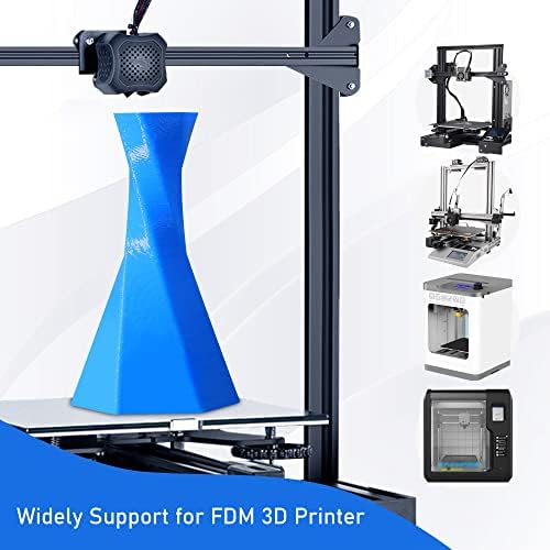 Filamento de impressão 3D de 1,75 mm de 1,75 mm de 1,75 mm, suporte amplamente suporte para a impressora 3D FDM/caneta