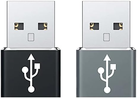 Usb-C fêmea para USB Adaptador rápido compatível com seu Nubia N2 para Charger, Sync, dispositivos OTG como teclado, mouse, zip,