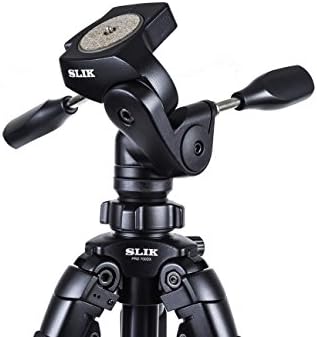 Kit de tripé Slik Pro 700dx com pan de 3 vias e cabeça de inclinação, para câmeras Fuji da Sony Nikon Canon Fuji e mais -