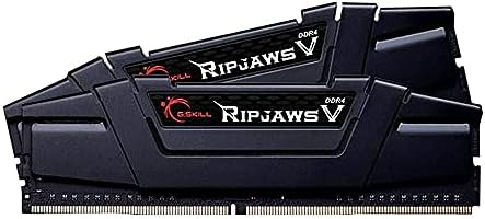G.Skill Ripjaws V Série 16GB 288 pinos SDRAM DDR4 3200 CL16-18-18-38 1,35V Memória da área de mesa do canal dual F4-3200C16D-16GVKB