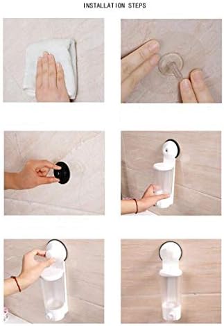 Distribuidor de sabão de banheiro Pesquisa Copo Distribuidor de sabão Banheiro parede pendurado loção garrafa chuveiro shampoo pressionando