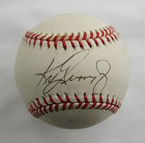 Ken Griffey Jr assinado Autograph Autograph Rawlings Baseball JSA AC15610 - Bolalls autografados