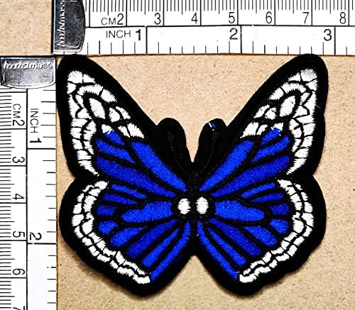 Kleenplus 2pcs. Cartoon Pretty Butterfly Inseto Patch Bordilheiro Ferro de Crite de Costura em Emblema para Jajene Jeans Backpacks