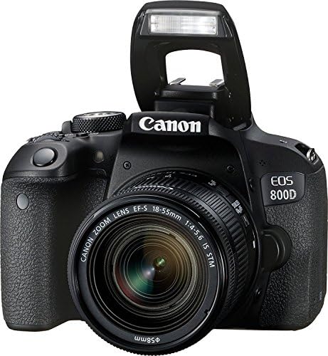 Câmera SLR digital SLR da Canon EOS EOS 800 com 18-55 é o pacote de acessórios STM Lens Black - Expo Advanced